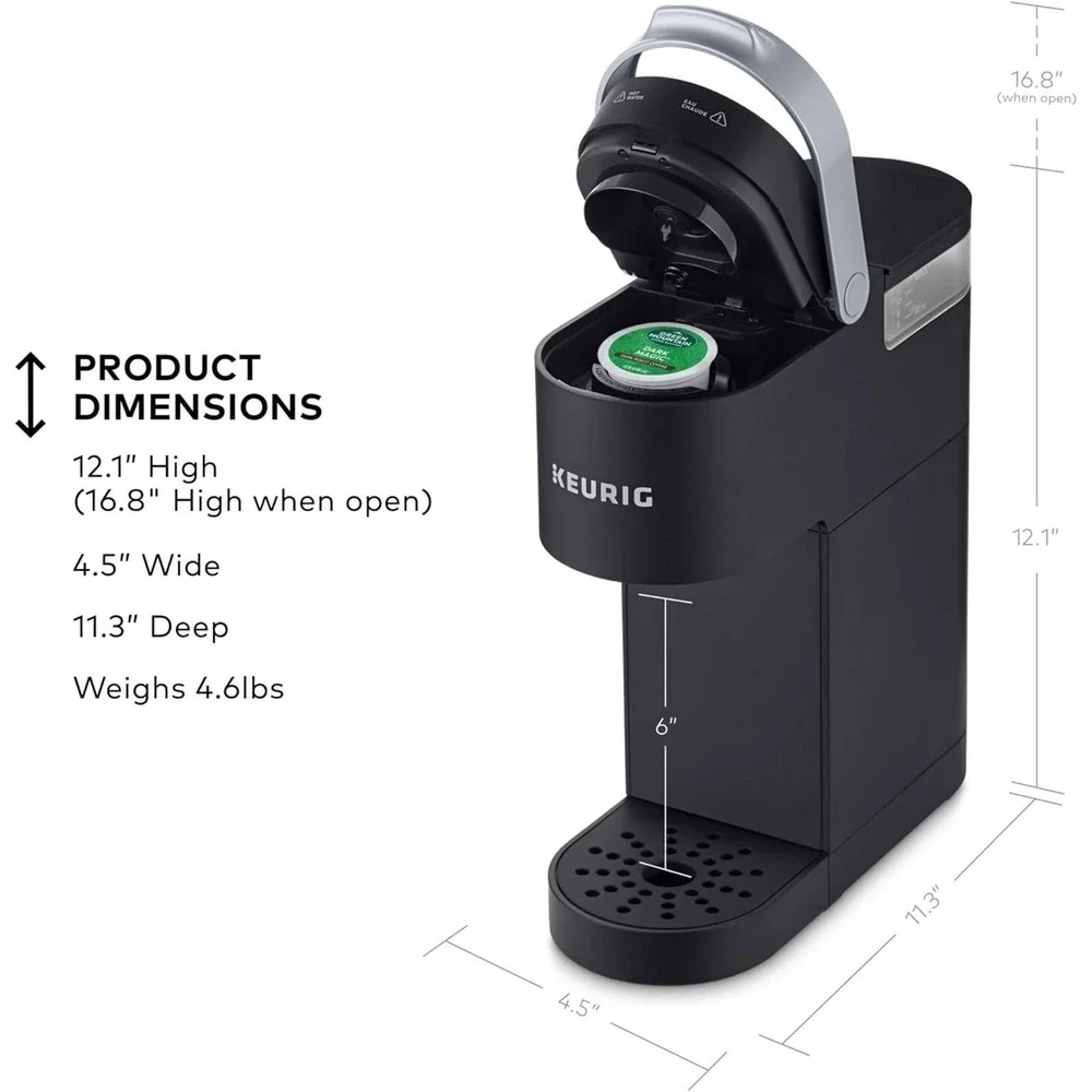 Keurig K-Mini Single Serve Coffee‎ Maker Black 6-12 oz. K-Cup Pods